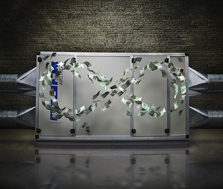 2012: Mark AERFLOW heat recovery unit