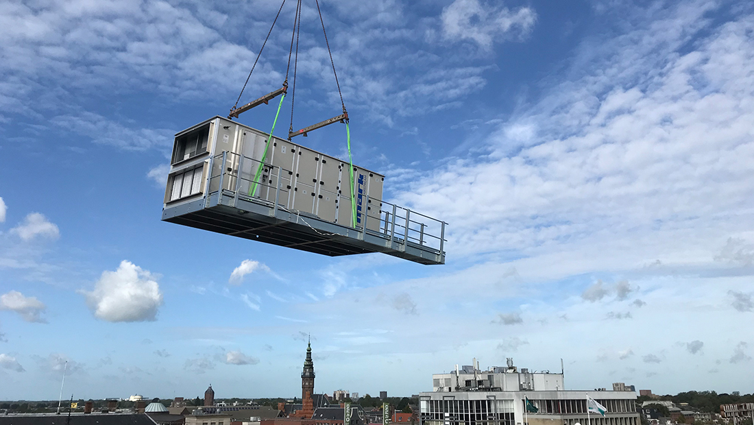 For the brand new The Market Hotel in the center of Groningen, the installer has realized a unique project in collaboration with Mark Climate Technology.