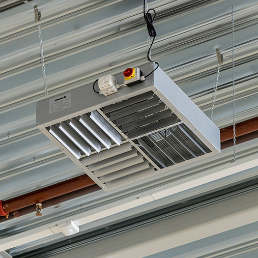 Ventilation and recirculation equipment