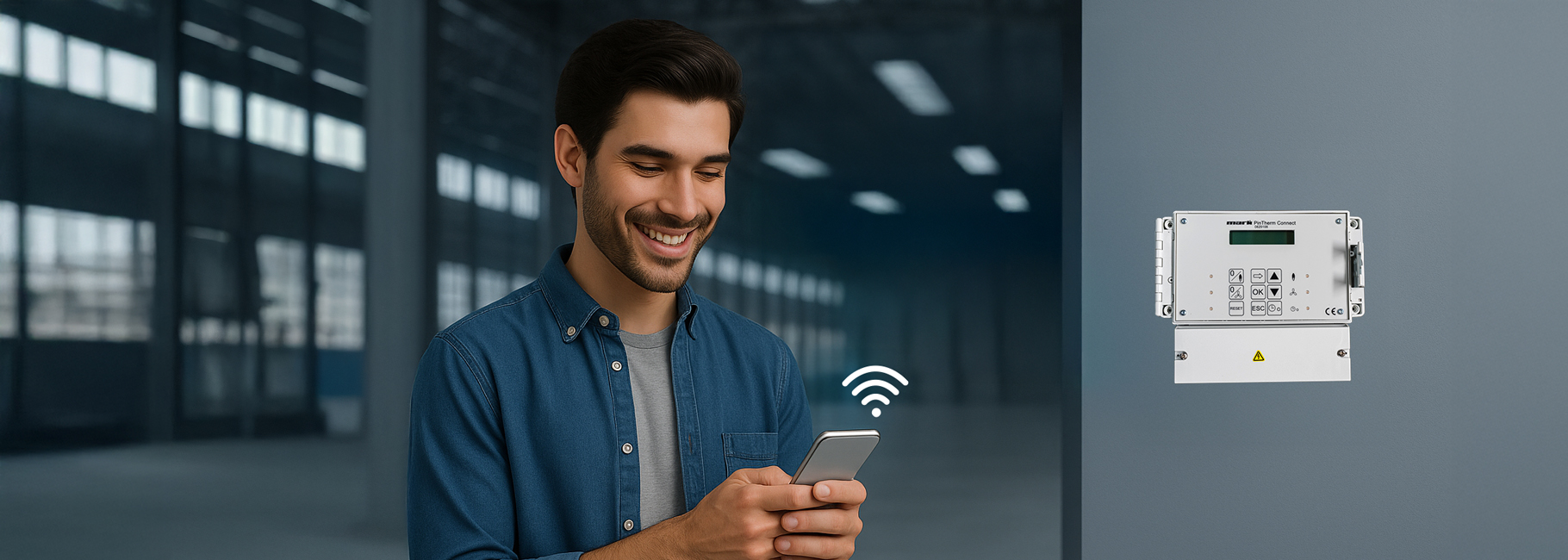PinTherm Connect thermostats now also available with IoT and WiFi